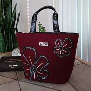 Just in! KATE SPADE Wool Handbag
